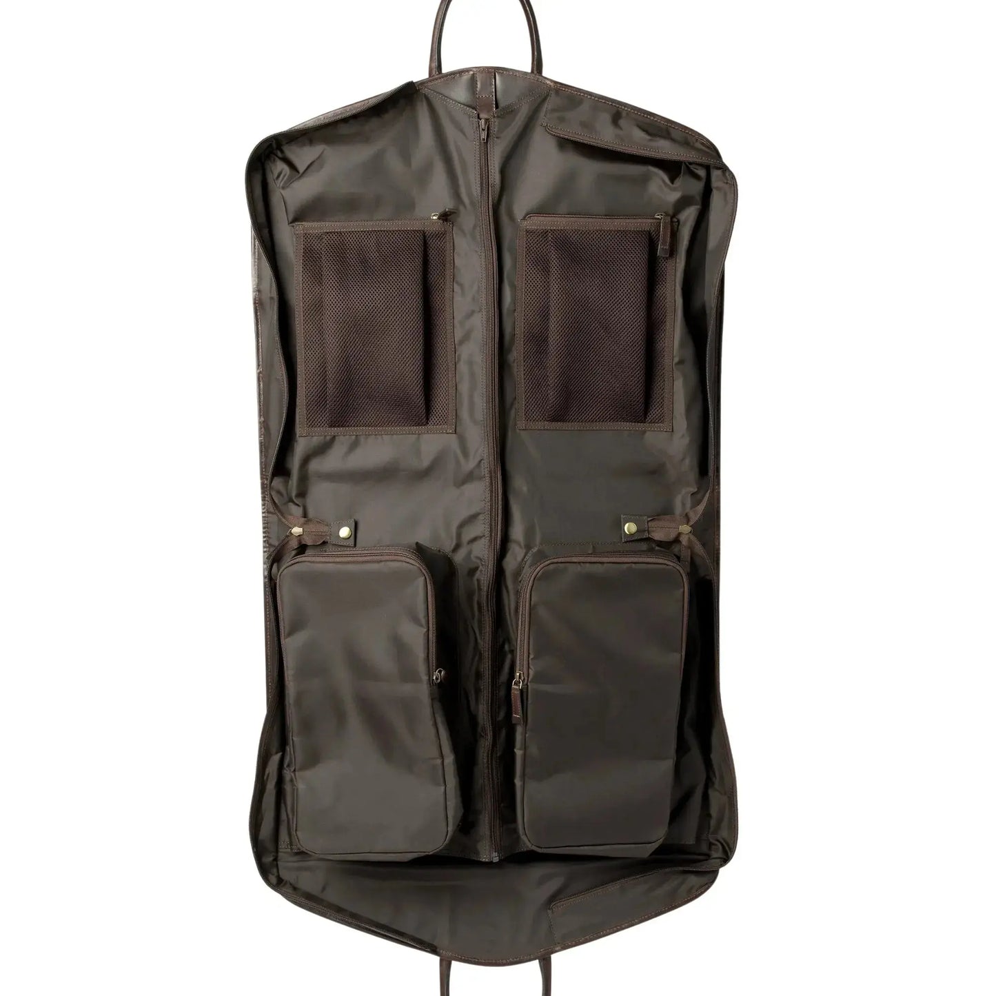 Buy Loake London Leather Suit Carrier - Dark Brown | Suit Carriers at Woven Durham