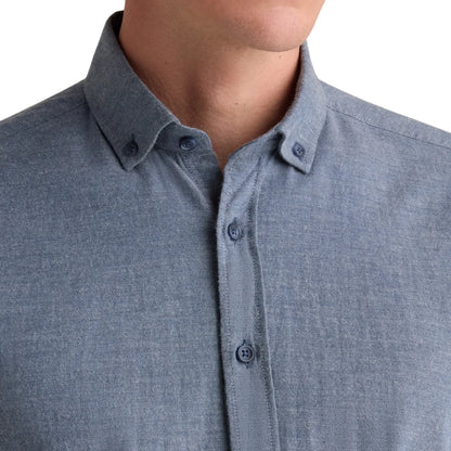 Buy Remus Uomo Long Sleeve Blue Casual Shirt | Long-Sleeved Shirtss at Woven Durham