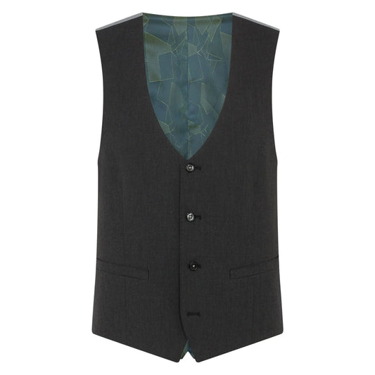 Buy Remus Uomo Luca Suit Waistcoat - Charcoal | Suit Waistcoatss at Woven Durham