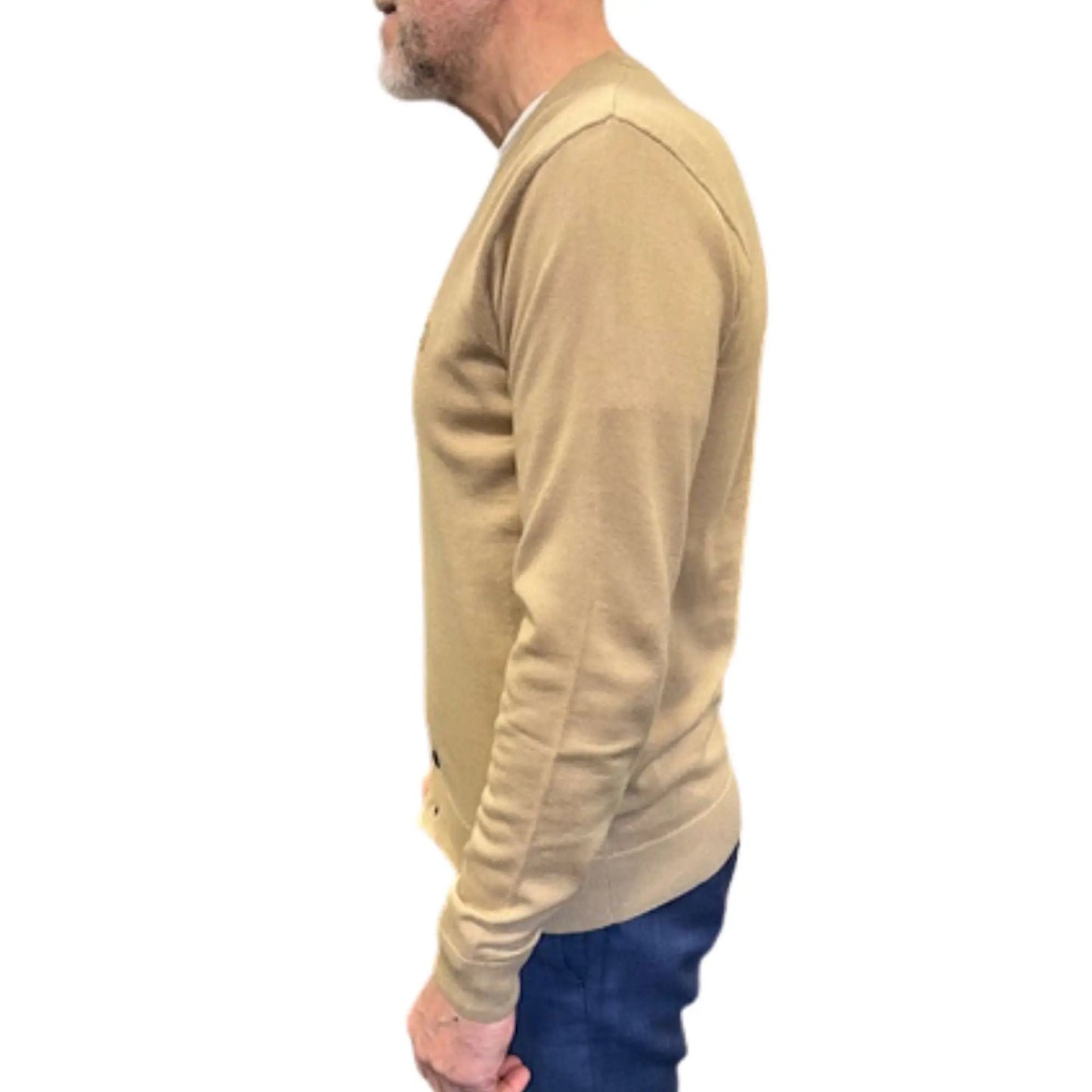 Buy Gabicci Vintage Macklin Button Through Cardigan - Sandstone | Cardiganss at Woven Durham