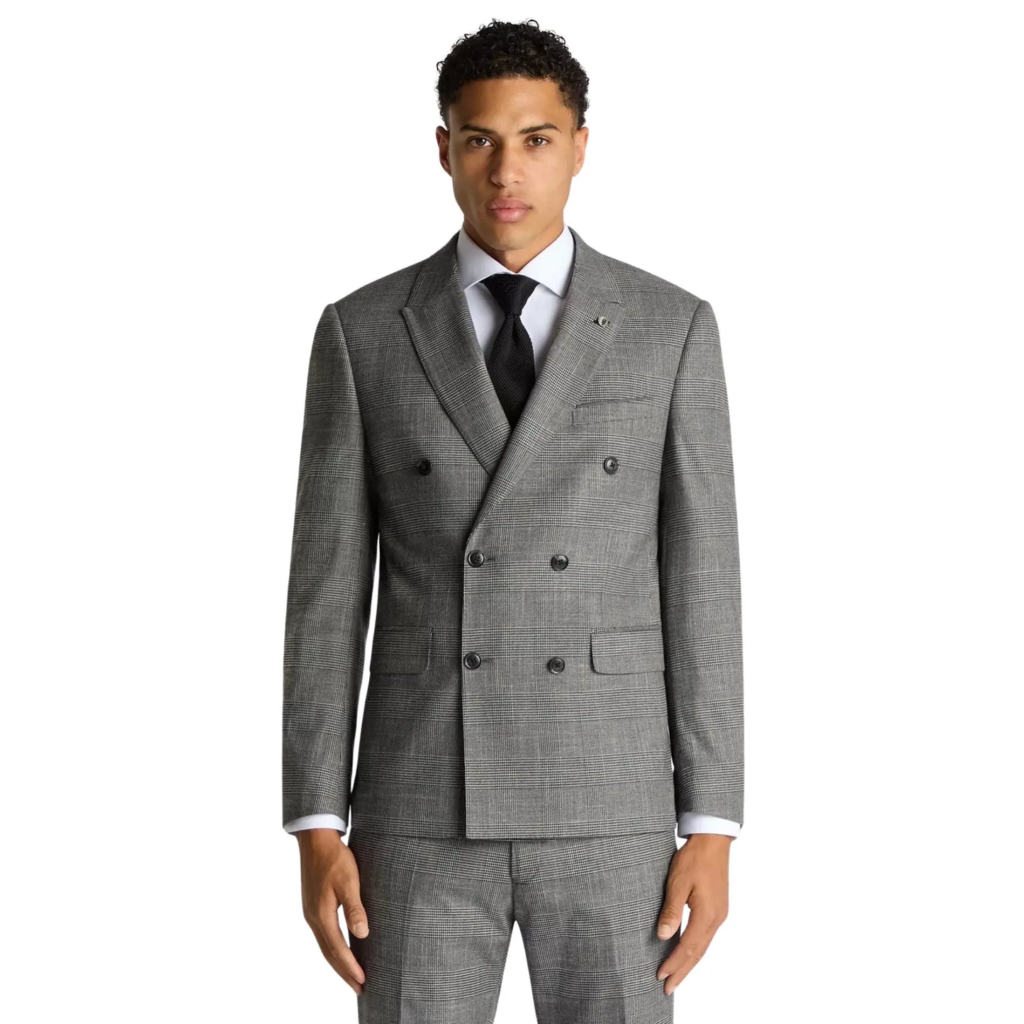 Buy Remus Uomo Marino DB Prince of Wales Check Suit Jacket - Grey | Suit Jacketss at Woven Durham