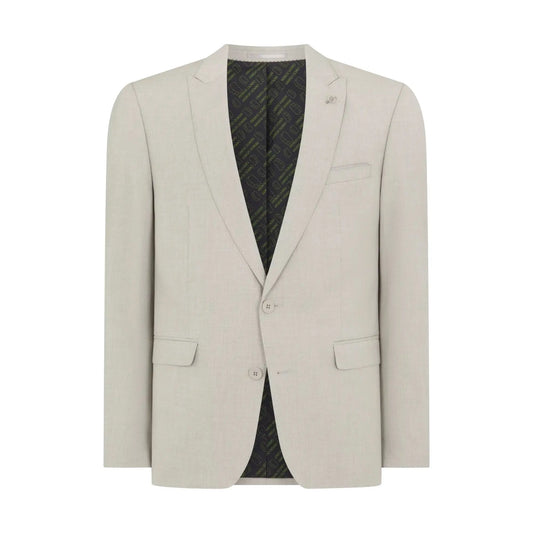 Buy Remus Uomo Mario Peak Lapel Suit Jacket - Stone | Blazerss at Woven Durham