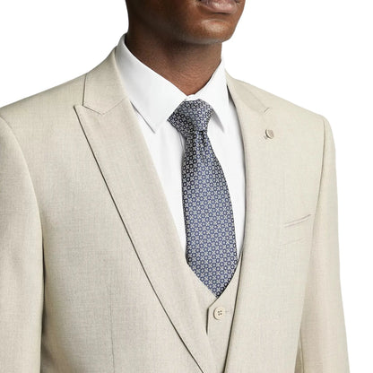 Buy Remus Uomo Mario Peak Lapel Suit Jacket - Stone | Blazerss at Woven Durham