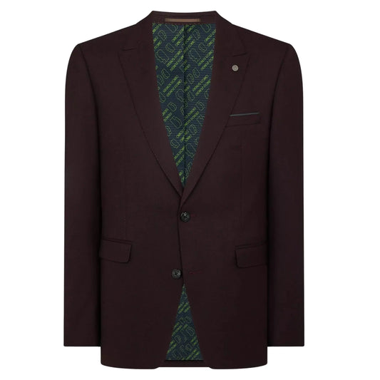 Buy Remus Uomo Massa Suit Jacket - Dark Red | Suit Jacketss at Woven Durham