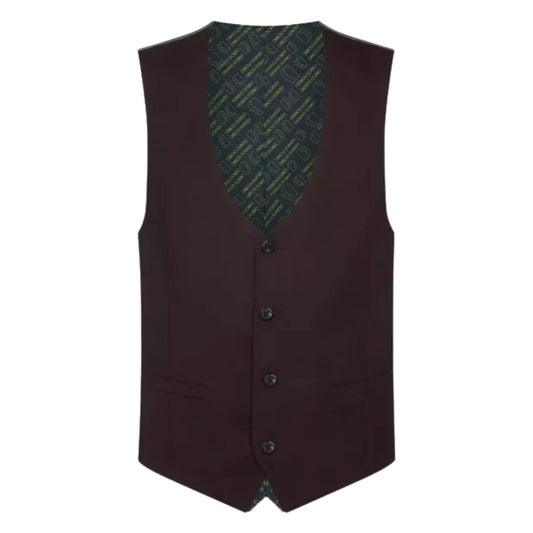 Buy Remus Uomo Massa Suit Waistcoat - Dark Red | Suit Waistcoatss at Woven Durham
