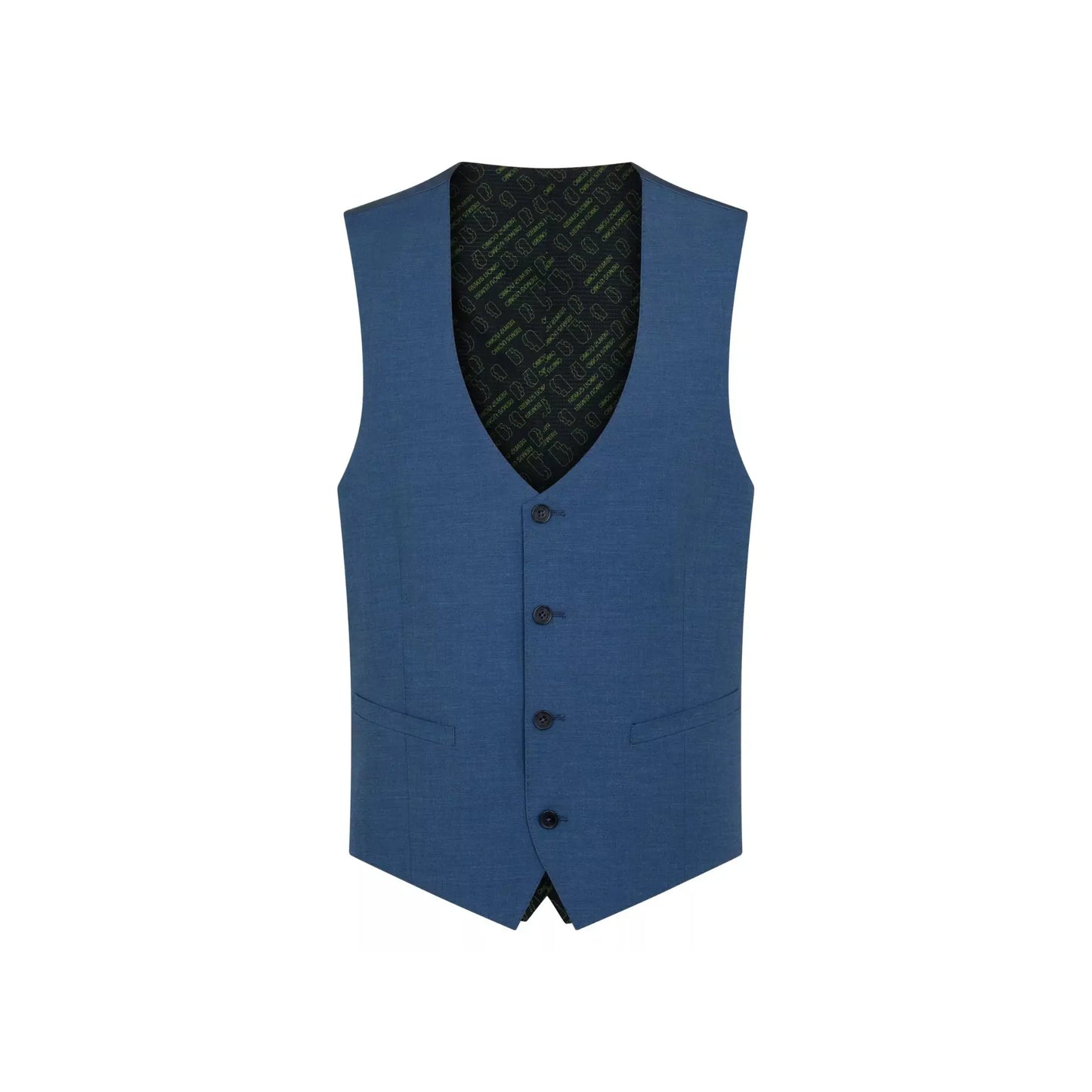 Buy Remus Uomo Massa Suit Waistcoat - Light Blue | Suit Waistcoatss at Woven Durham