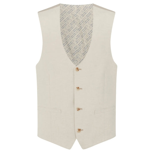 Buy Remus Uomo Massa Suit Waistcoat - Stone | Suit Waistcoatss at Woven Durham