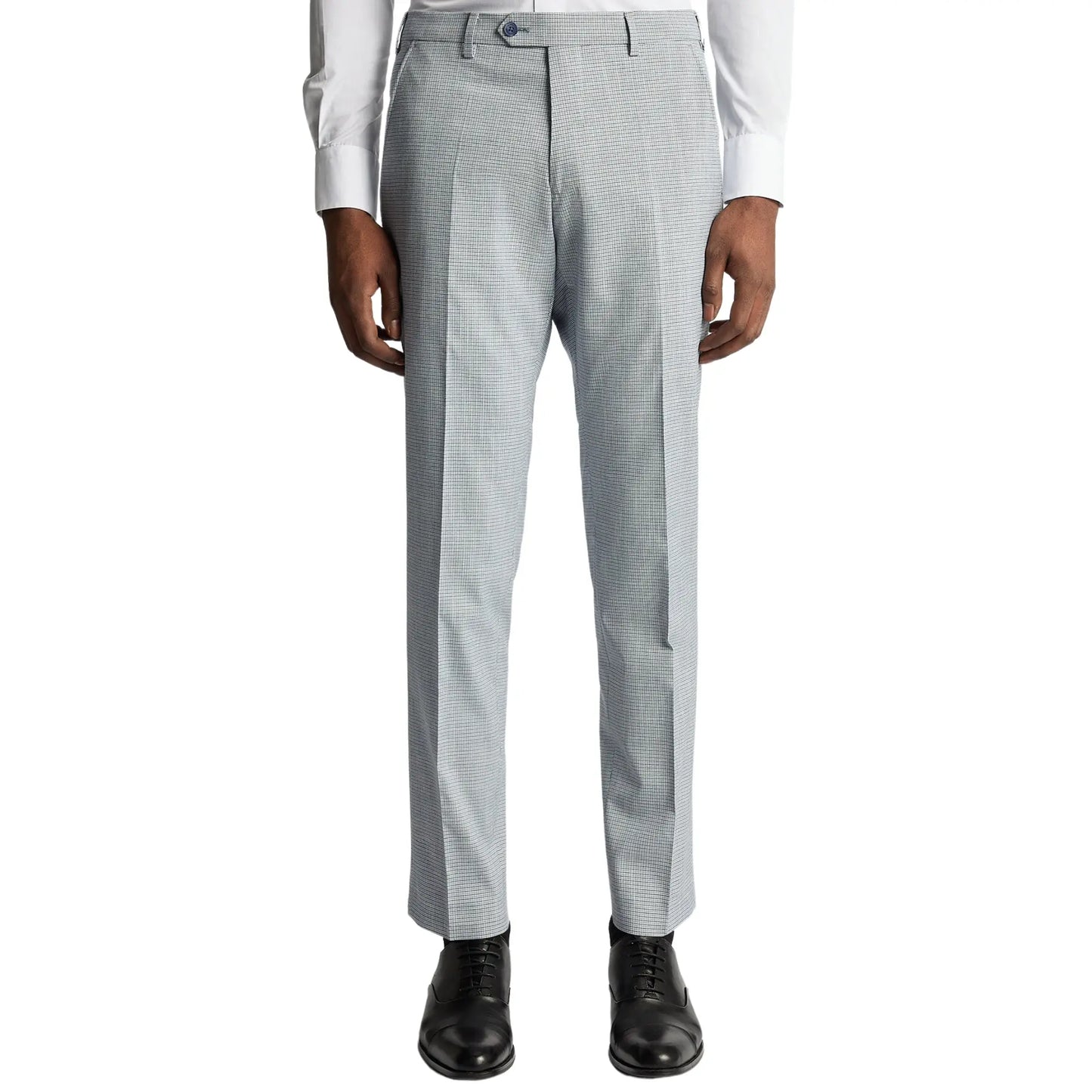 Buy Remus Uomo Matteo Check Suit Trousers - Blue | Suit Trouserss at Woven Durham
