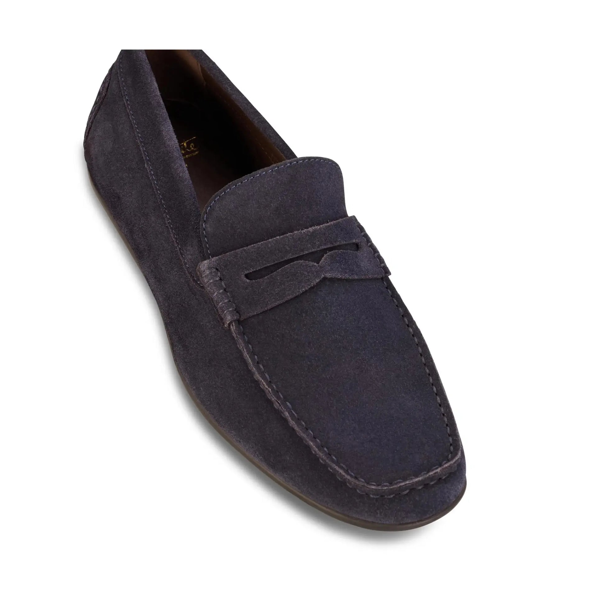 Buy John White McQueen Driving Moccasin - Navy | Loafers at Woven Durham