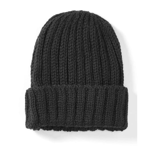 Buy Peregrine Milliner Black Ribbed Beanie | Wool Hatss at Woven Durham