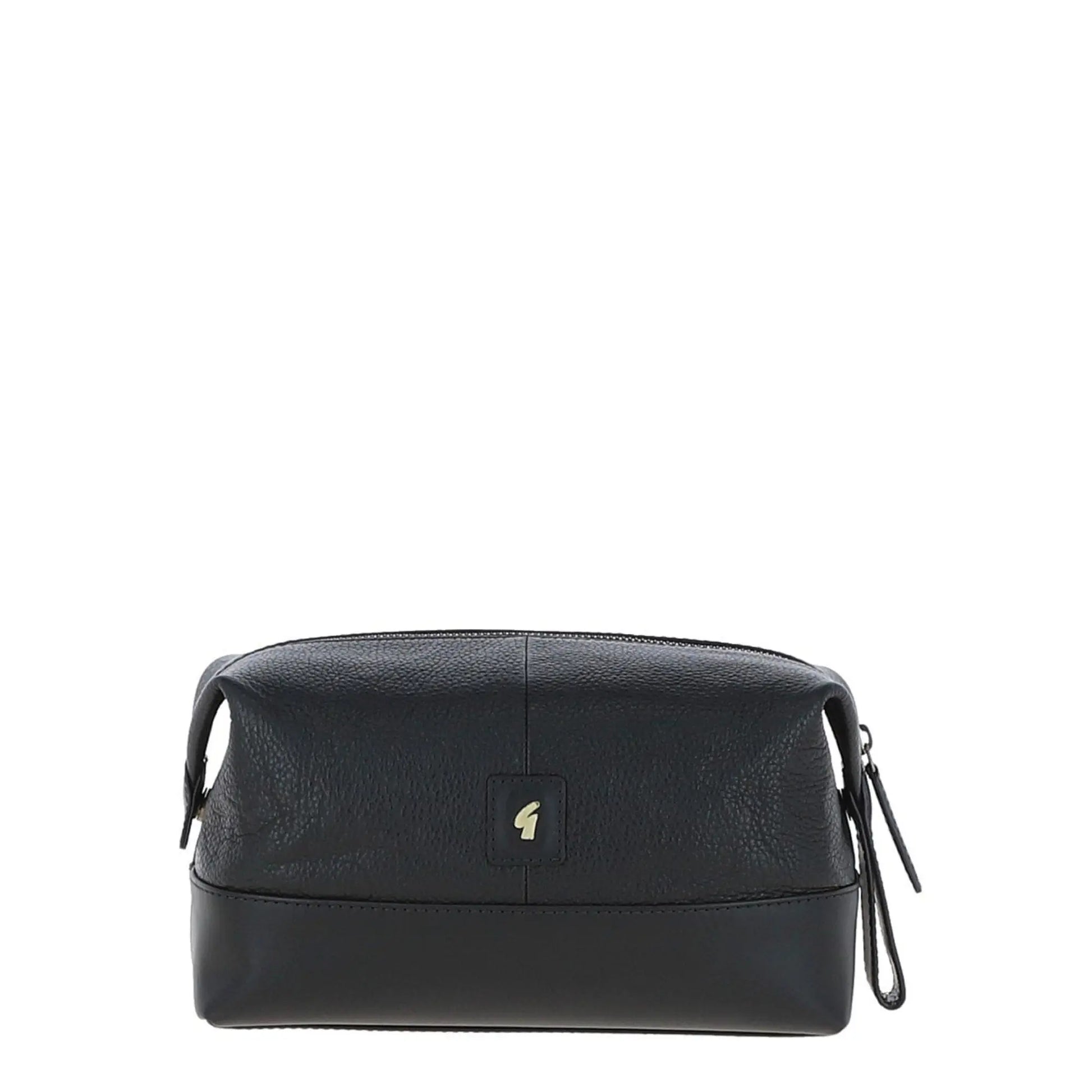 Buy Gabicci Vintage Milo Leather Wash Bag - Black | Wash Bags at Woven Durham