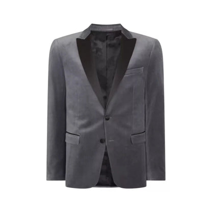 Buy Remus Uomo Monti Velvet Jacket - Grey | Blazerss at Woven Durham