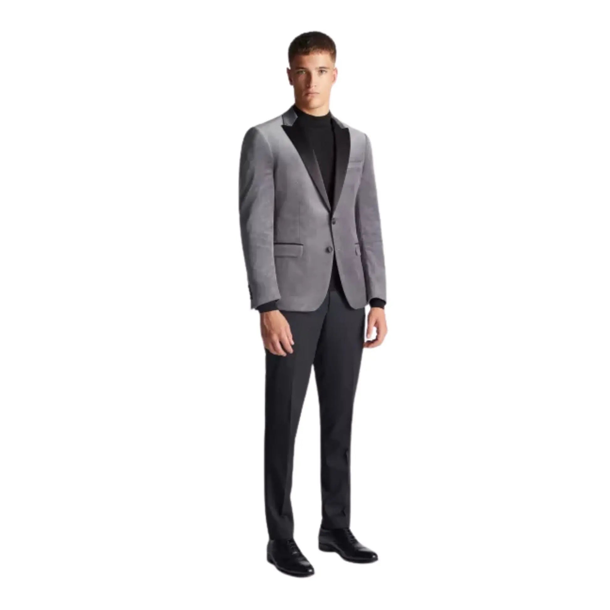 Buy Remus Uomo Monti Velvet Jacket - Grey | Blazerss at Woven Durham