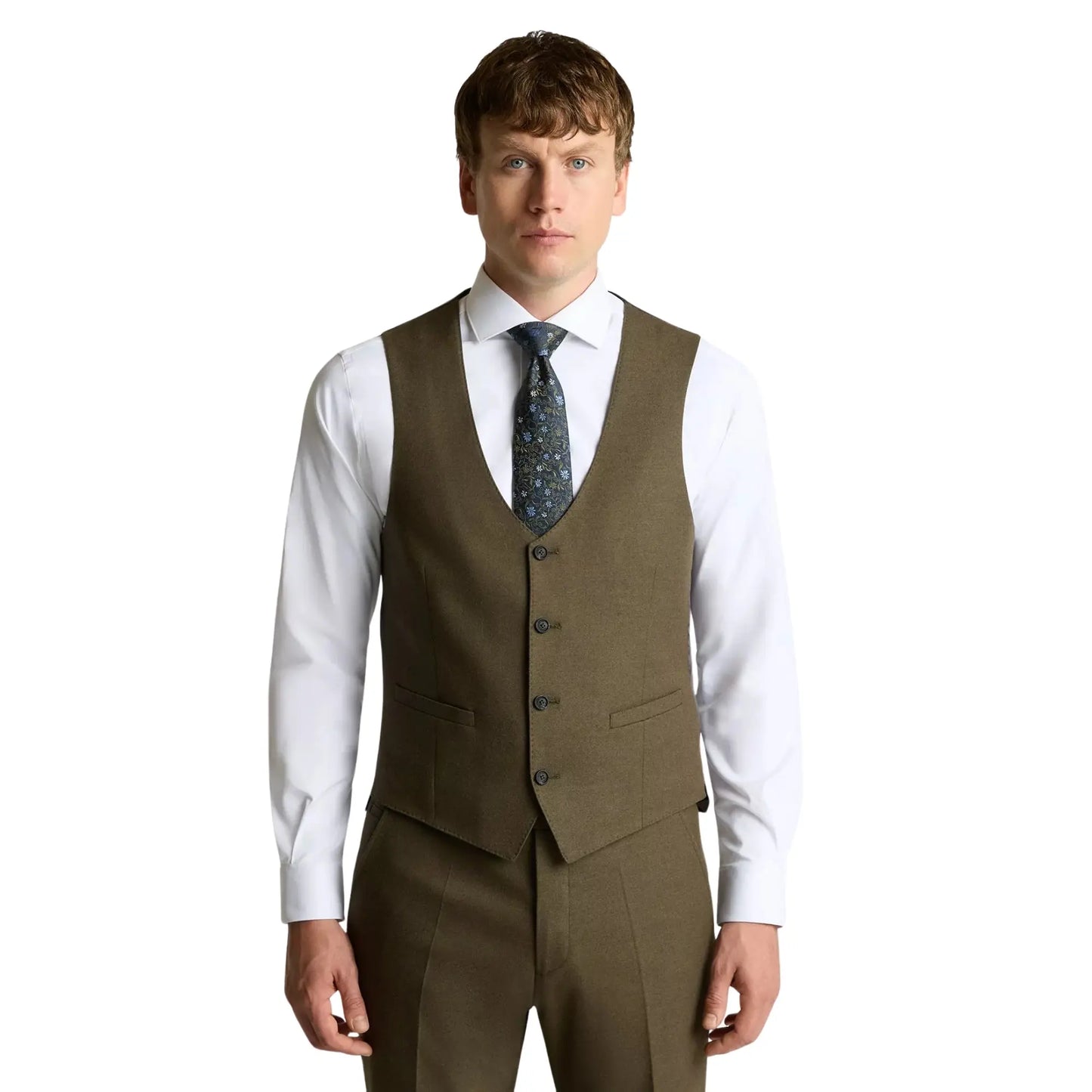Buy Remus Uomo Monzo Suit Waistcoat - Green | Suit Waistcoatss at Woven Durham