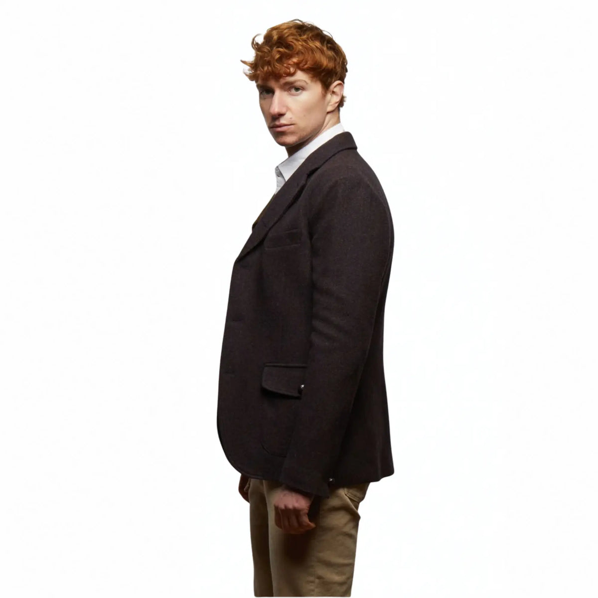 Buy Guards London Navy Allenby Wool Tweed Blazer | Blazerss at Woven Durham