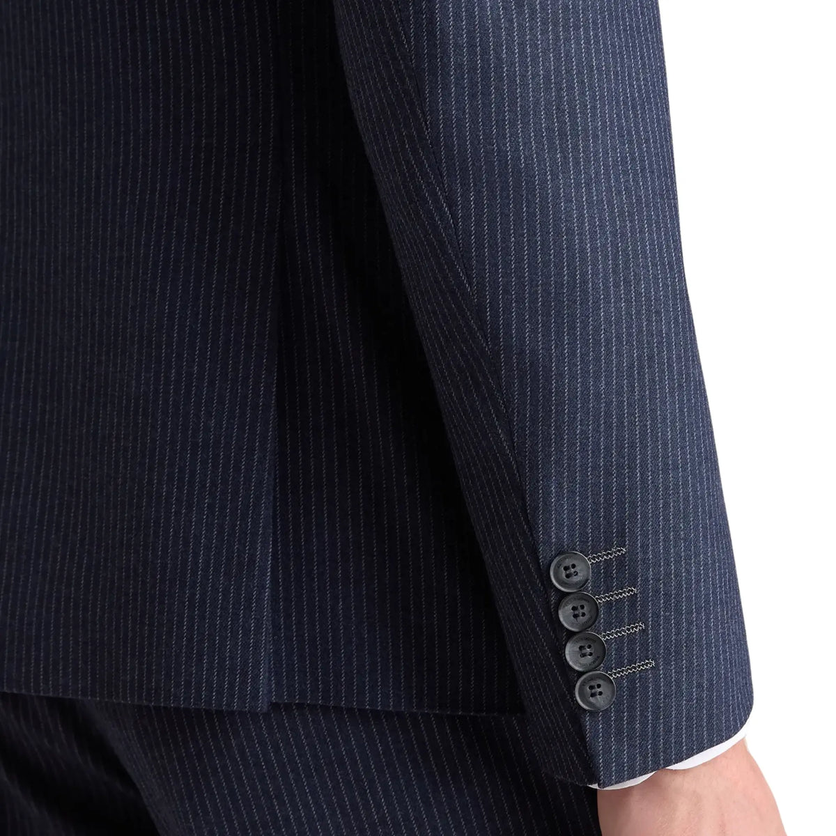 Buy Remus Uomo Navy DB Pinstripe Suit Jacket | Suit Jacketss at Woven Durham