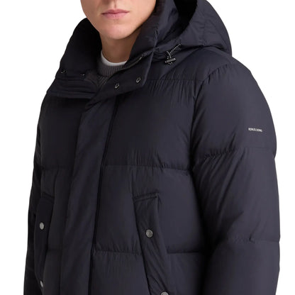 Buy Remus Uomo Navy Down Padded Jacket | Bomber Jacketss at Woven Durham