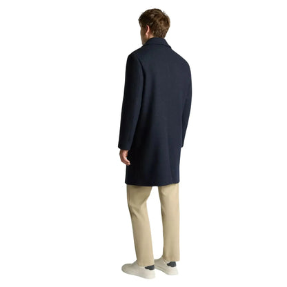 Buy Remus Uomo Dylan Overcoat - Navy | Overcoatss at Woven Durham