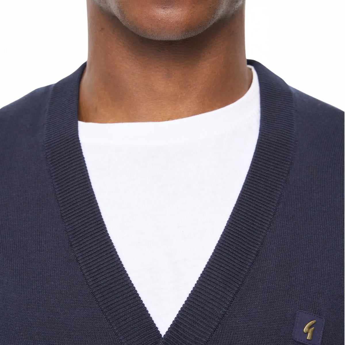 Buy Gabicci Vintage Navy Macklin Button Through Cardigan | Cardiganss at Woven Durham