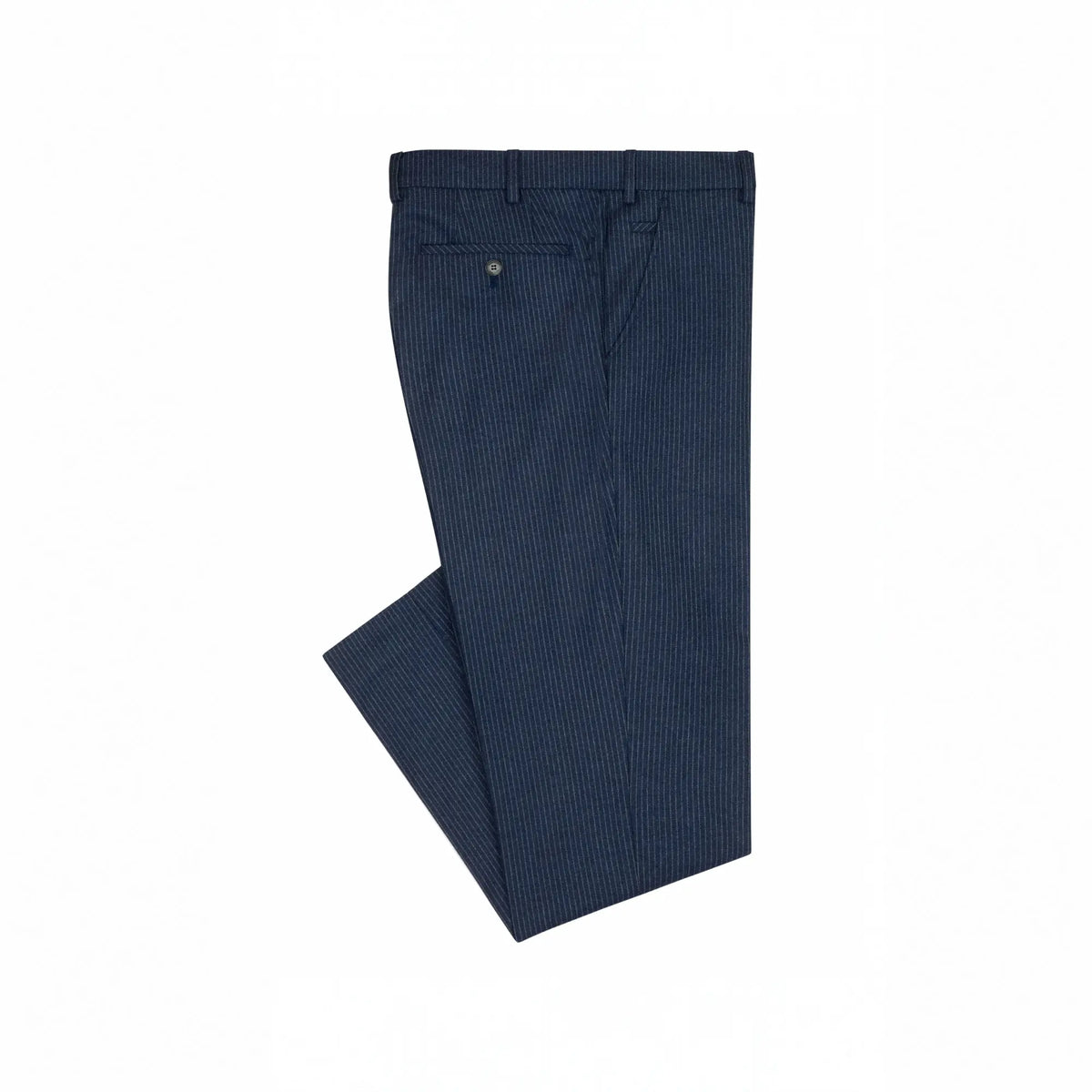 Buy Remus Uomo Navy Pinstripe Marino Trouser | Suit Trouserss at Woven Durham
