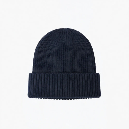 Buy Peregrine Navy Porter Ribbed Beanie | Wool Hatss at Woven Durham