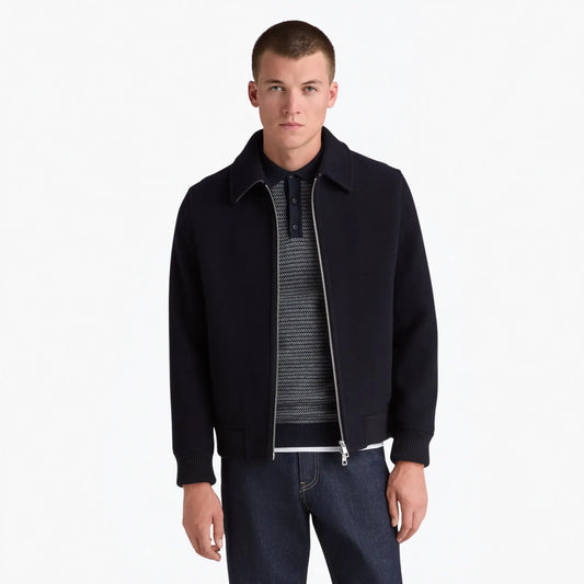 Buy Remus Uomo Navy Tyler Tailored Coat | Coatss at Woven Durham