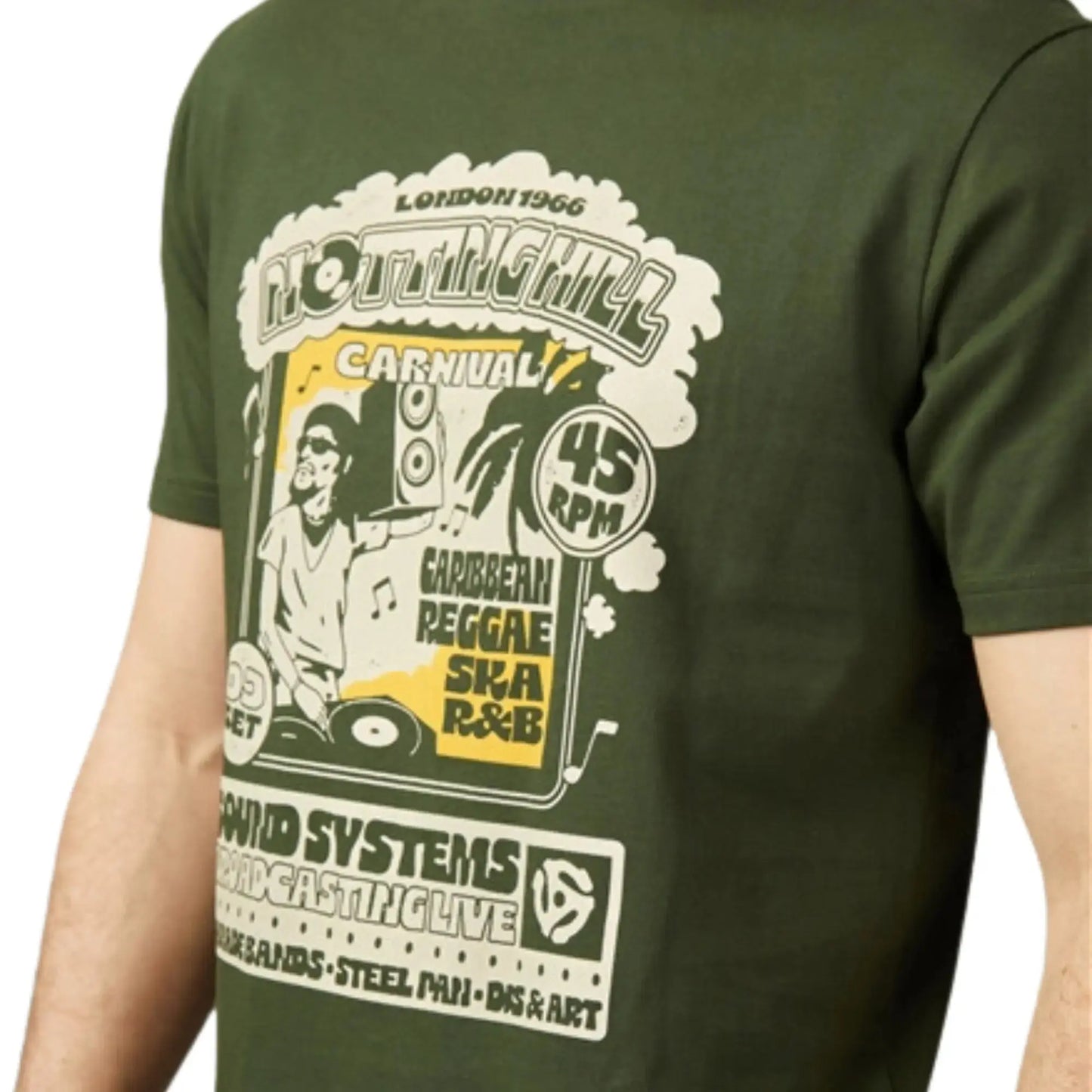 Notting Hill Carnival Green T-Shirt