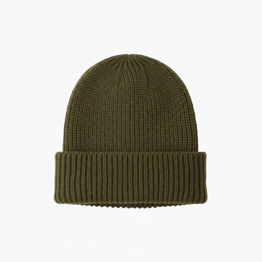 Buy Peregrine Olive Porter Ribbed Beanie | Wool Hatss at Woven Durham