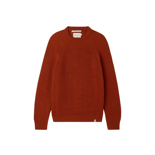 Buy Peregrine Orange Ford Crew-Neck Jumper | Crew-Neck Jumperss at Woven Durham