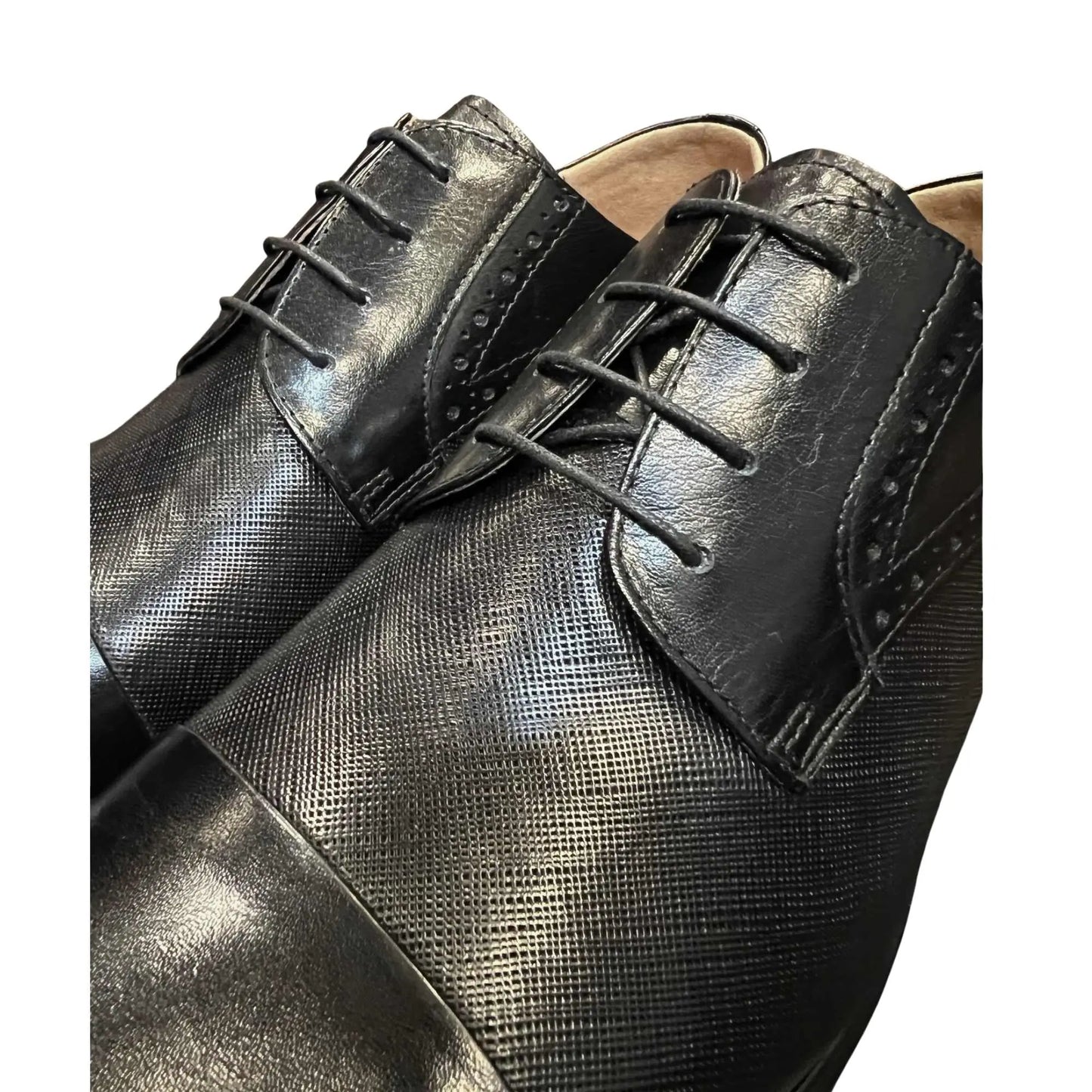 Buy Woven Durham Oxford Shoe - Black | Oxford Shoess at Woven Durham