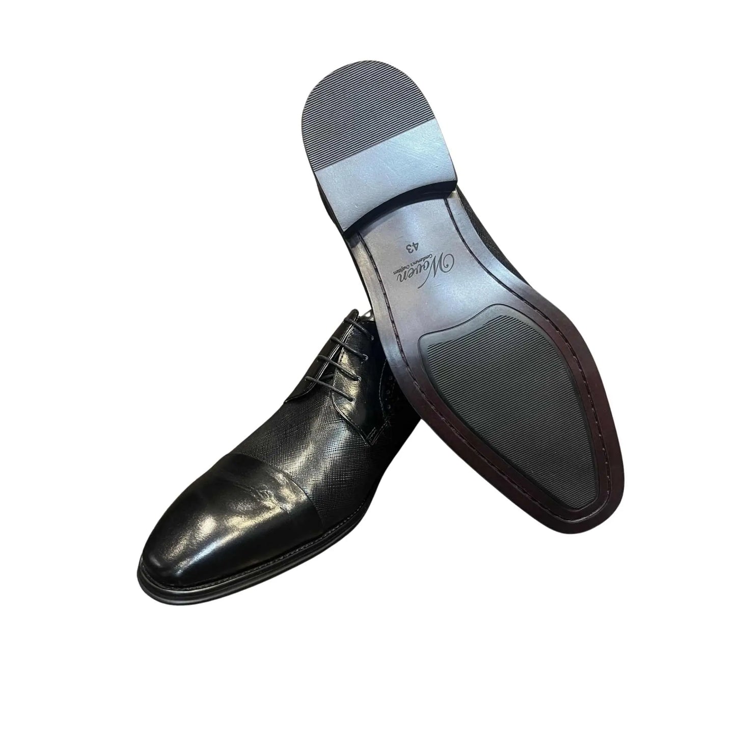 Buy Woven Durham Oxford Shoe - Black | Oxford Shoess at Woven Durham