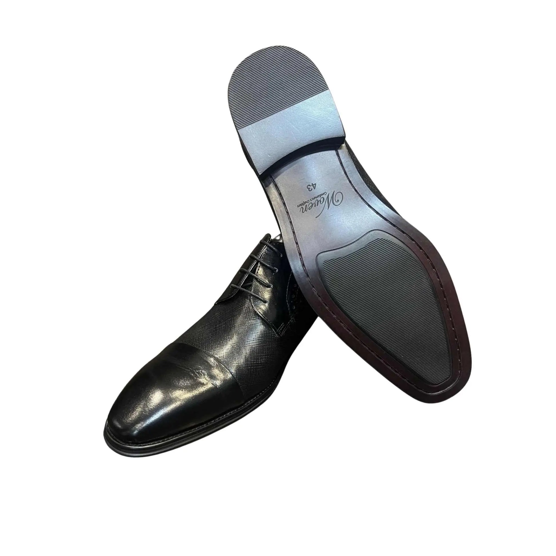 Buy Woven Durham Oxford Shoe - Black | Oxford Shoess at Woven Durham