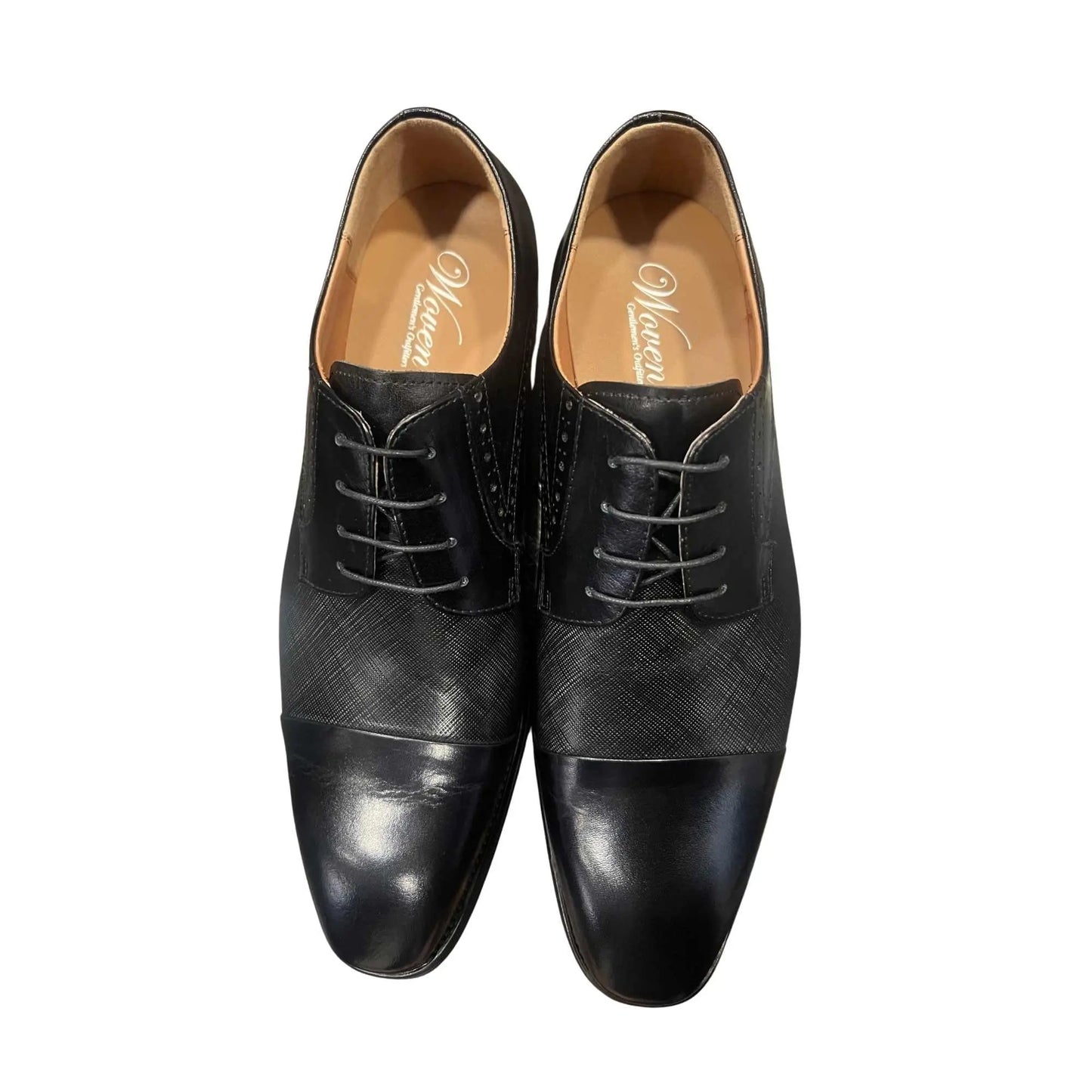Buy Woven Durham Oxford Shoe - Black | Oxford Shoess at Woven Durham