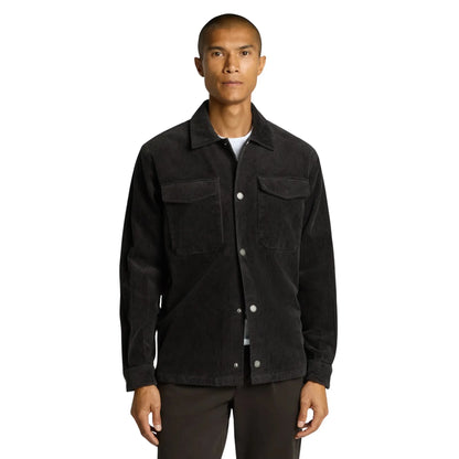 Buy Remus Uomo Paolo Cord Shacket - Charcoal | Overshirtss at Woven Durham