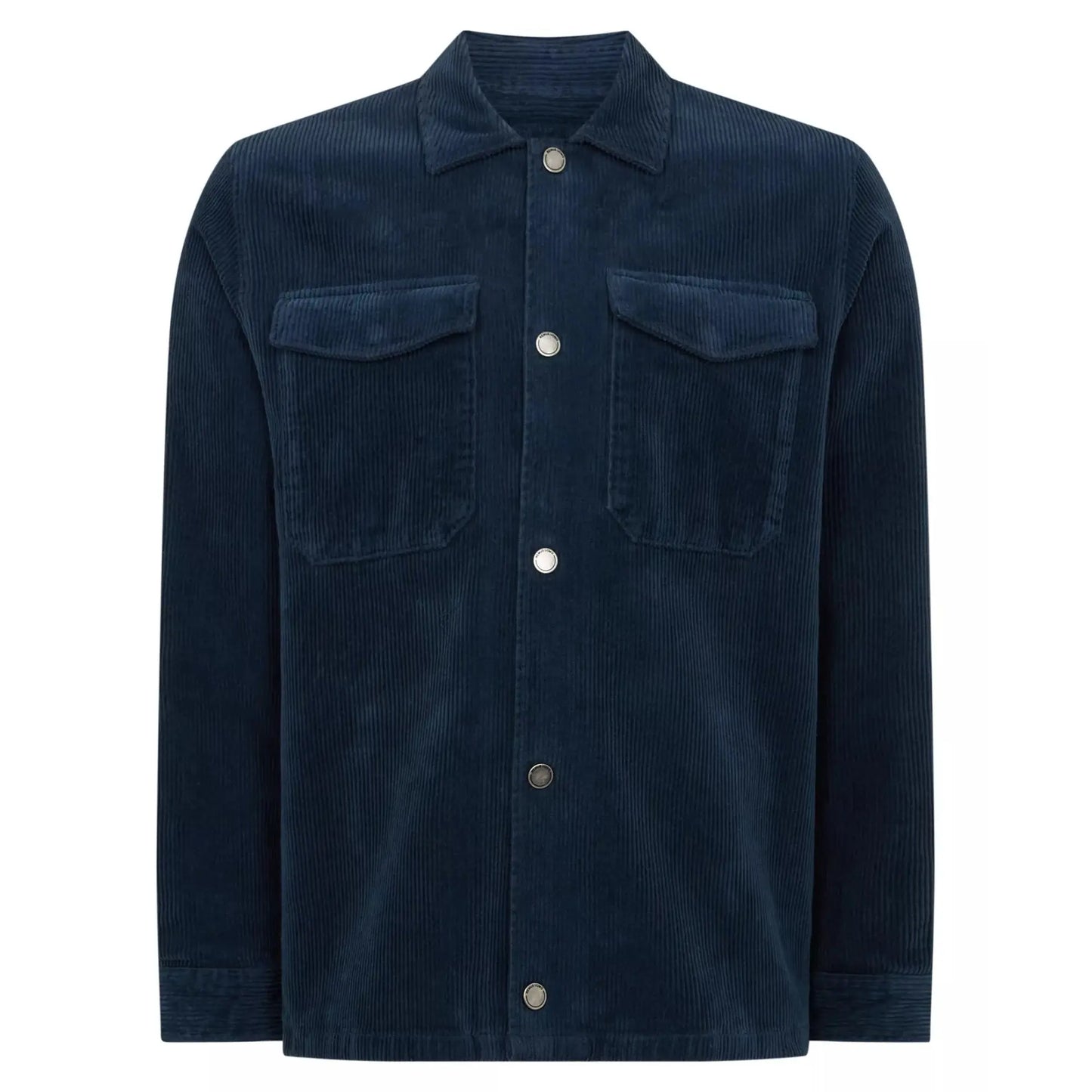 Buy Remus Uomo Paolo Cord Shacket - Dark Blue | Overshirtss at Woven Durham