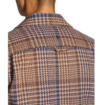 Buy Remus Uomo Paolo Overshirt Check Jacket - Brown | Bomber Jacketss at Woven Durham