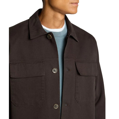 Buy Remus Uomo Paolo Overshirt Jacket - Dark Brown | Overshirtss at Woven Durham