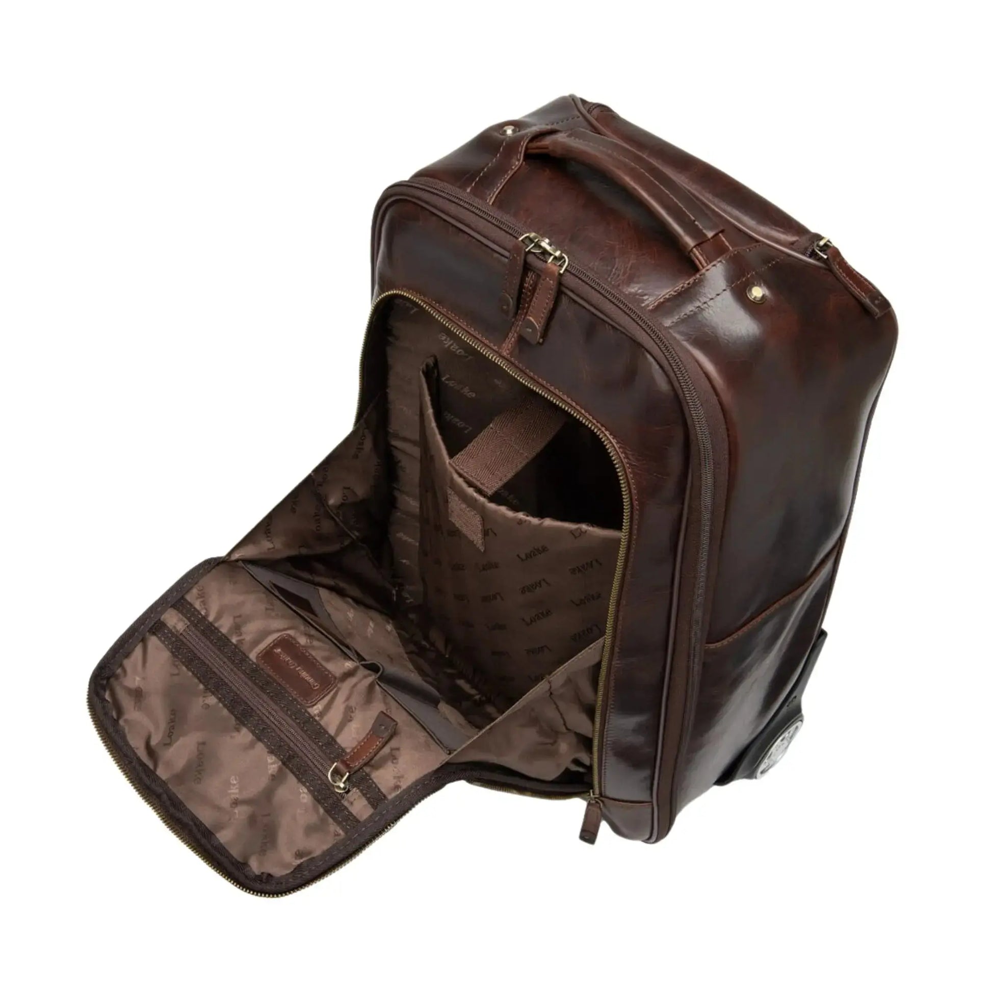 Buy Loake Paris Wheeled Suitcase - Brown | Suitcases at Woven Durham