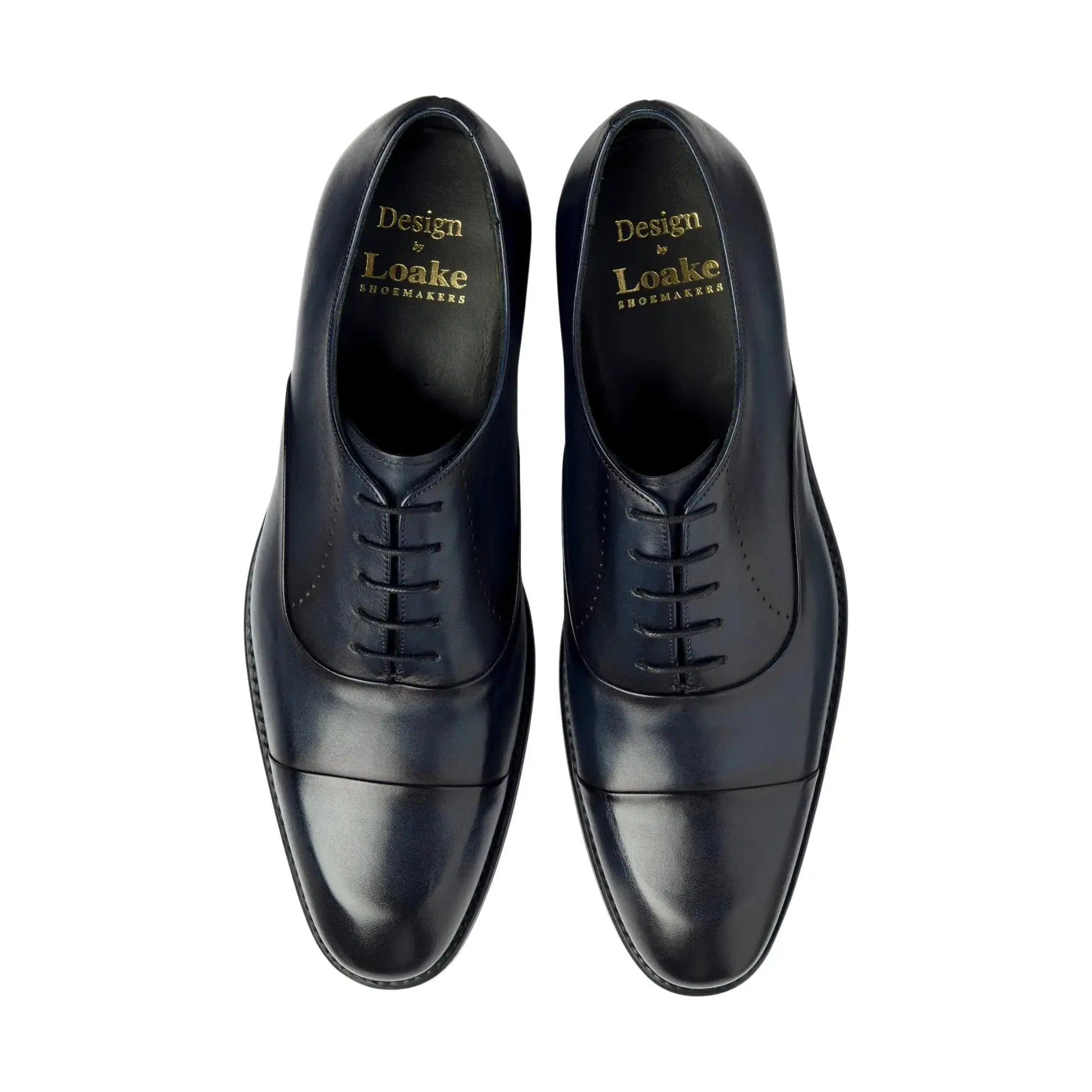 Buy Loake Phoenix Oxford Shoe - Navy | Oxford Shoess at Woven Durham