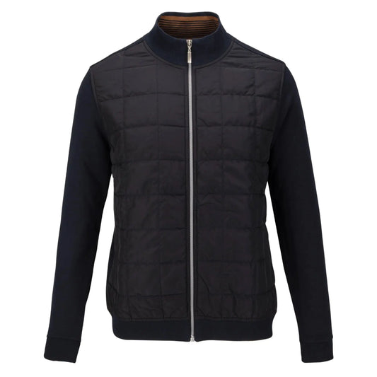 Buy Guide London Quilted Jacket - Navy | Bomber Jacketss at Woven Durham