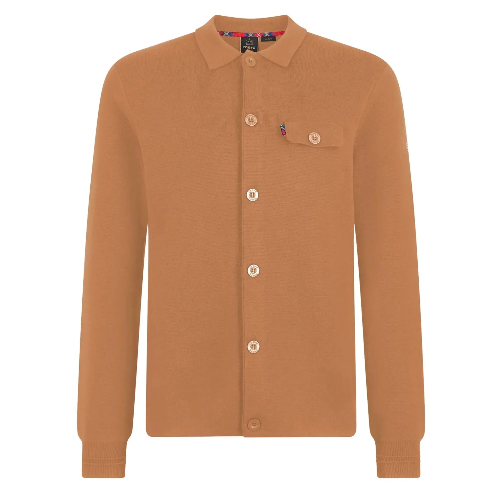 Buy Merc London Rathbone Knitted Cardigan - Biscuit | Cardiganss at Woven Durham