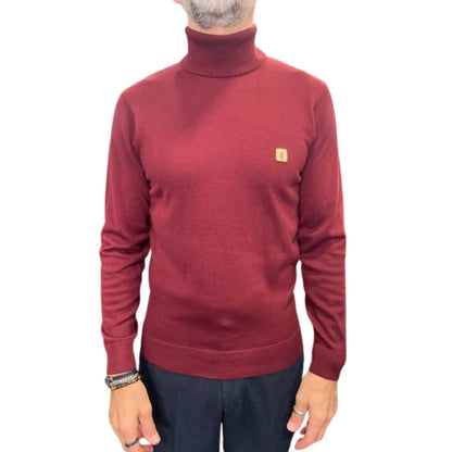 Buy Gabicci Vintage Ricardo Roll Neck Jumper - Mulberry | Roll-Neck Jumperss at Woven Durham
