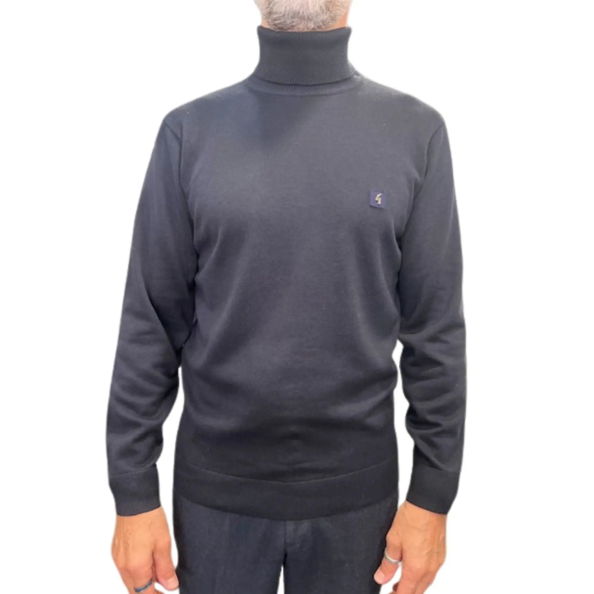 Buy Gabicci Vintage Ricardo Roll Neck Jumper -Navy | Roll-Neck Jumperss at Woven Durham