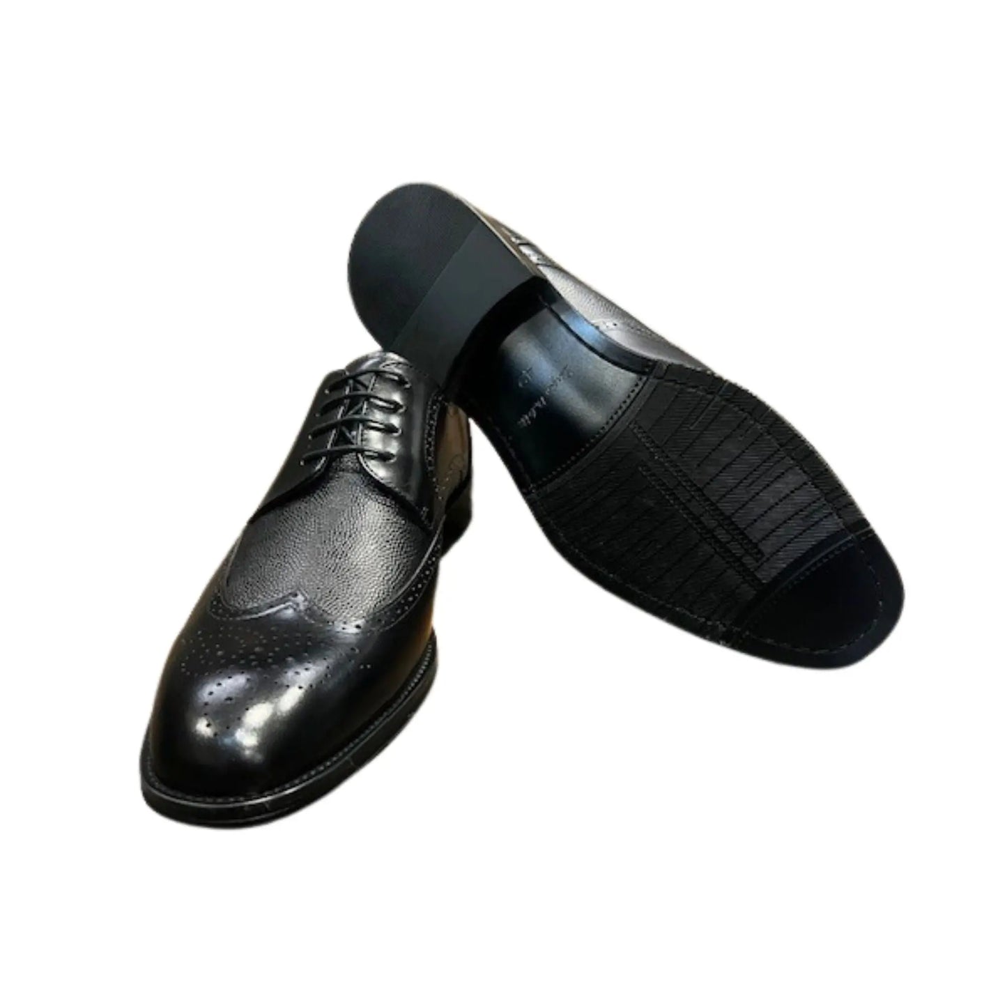 Buy Sergio Duletti Rico Brogues - Black | Brogue Shoess at Woven Durham