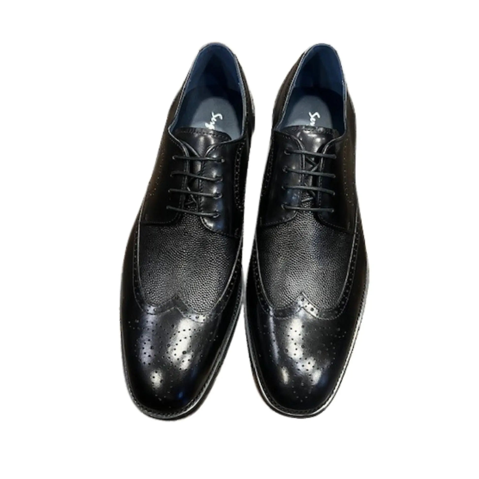 Buy Sergio Duletti Rico Brogues - Black | Brogue Shoess at Woven Durham