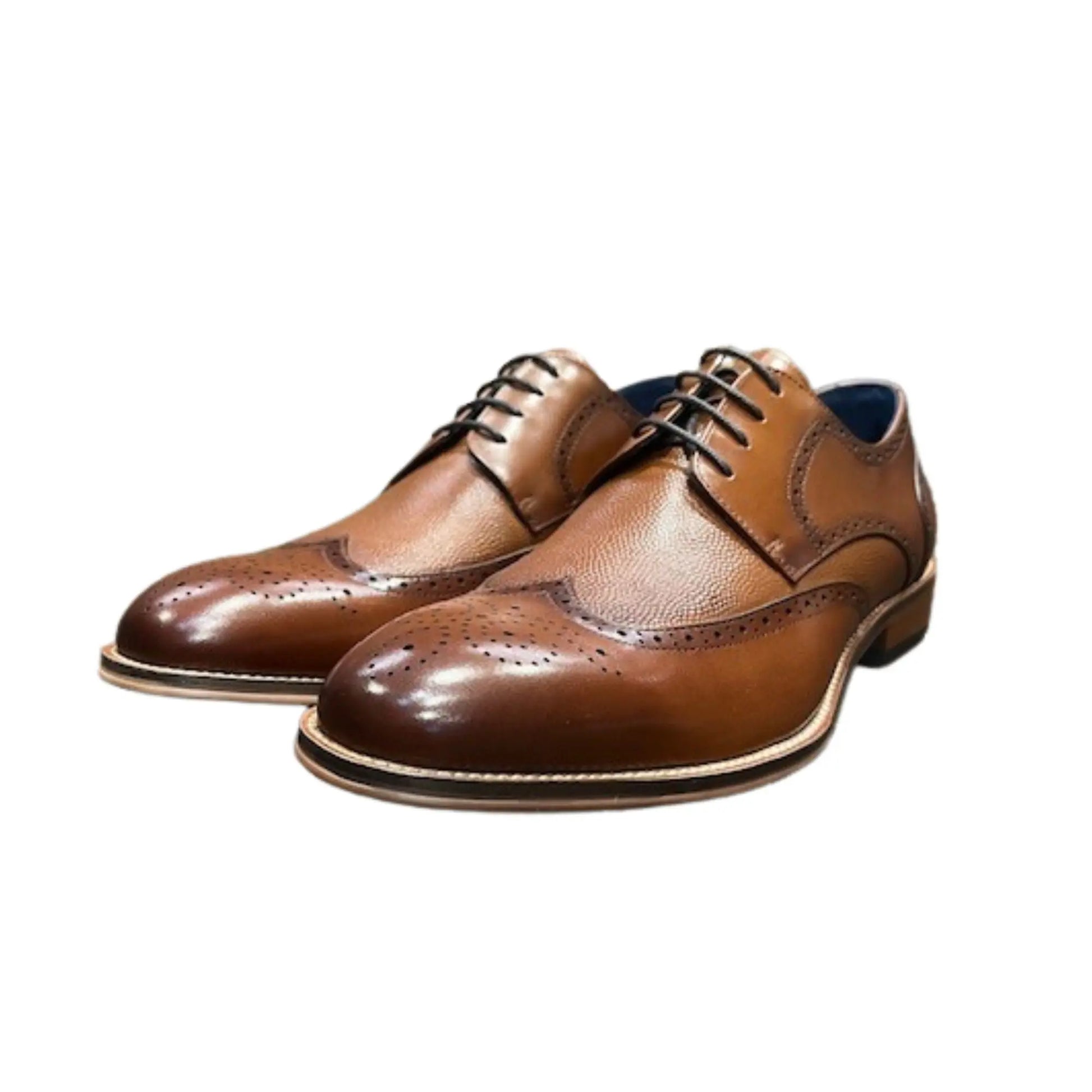 Buy Sergio Duletti Rico Brogues - Brown | Brogue Shoess at Woven Durham