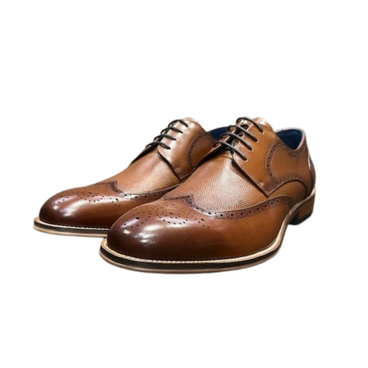 Buy Sergio Duletti Rico Brogues - Brown | Brogue Shoess at Woven Durham