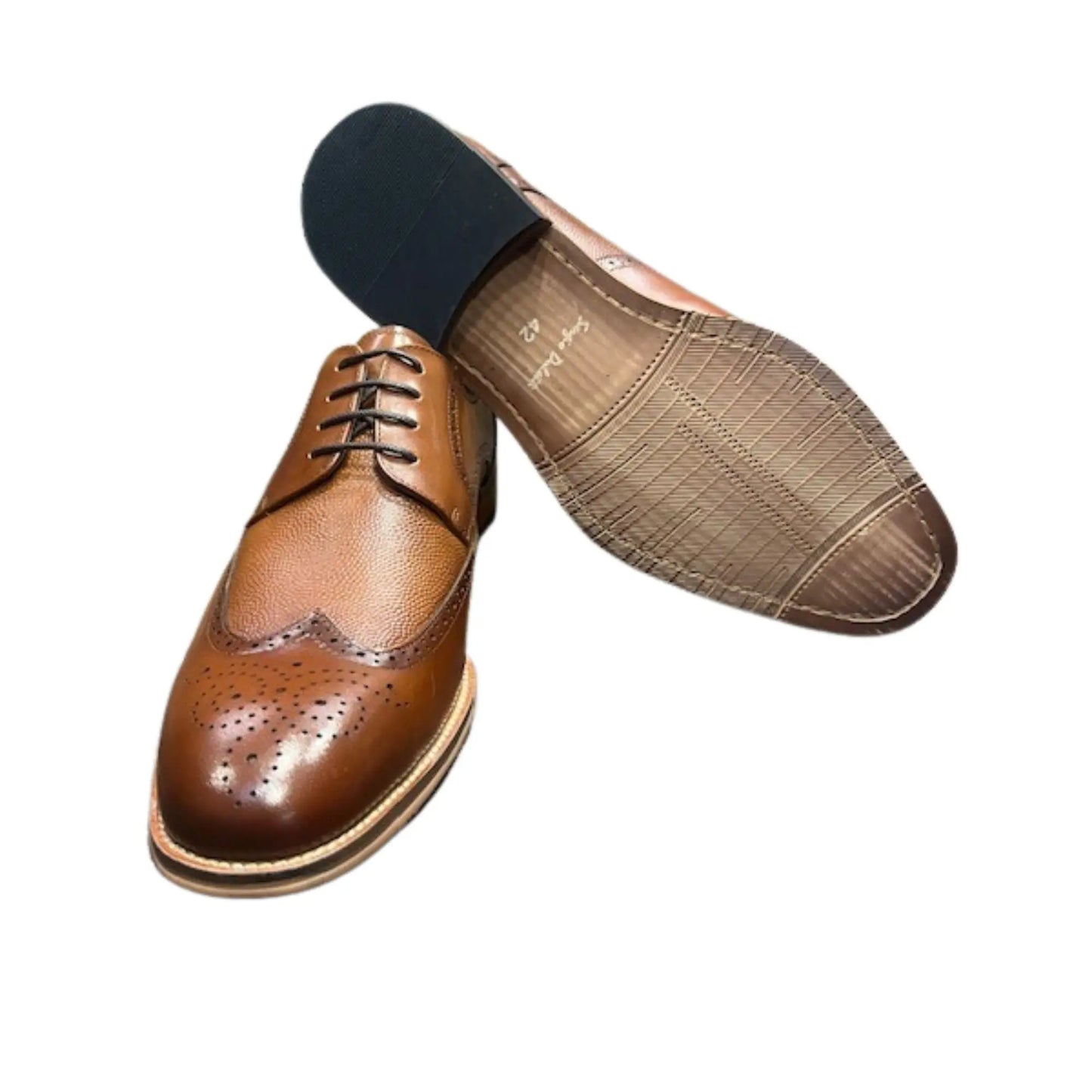 Buy Sergio Duletti Rico Brogues - Brown | Brogue Shoess at Woven Durham