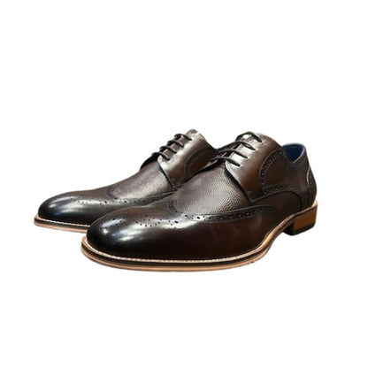 Buy Sergio Duletti Rico Brogues - Coffee | Brogue Shoess at Woven Durham