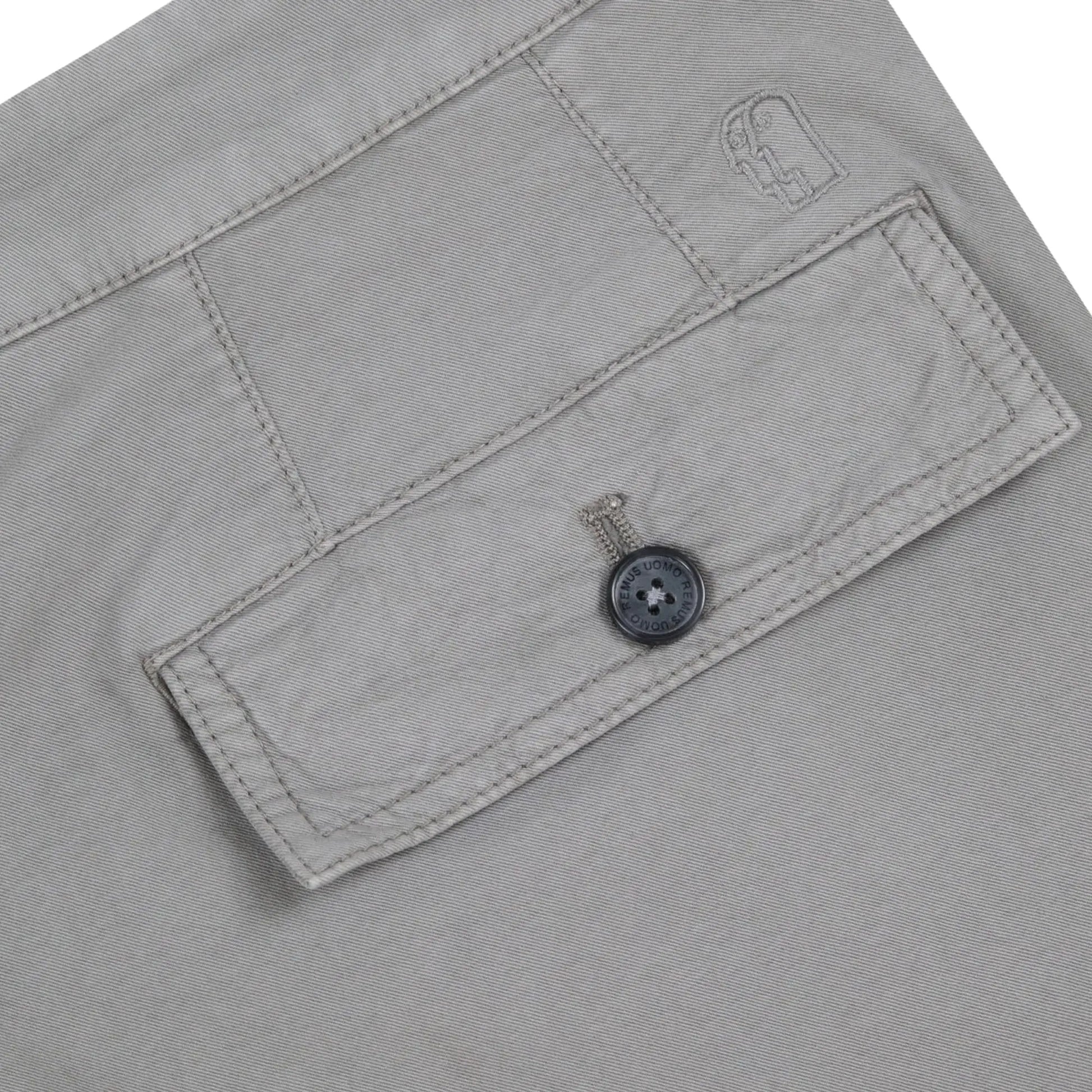 Buy Remus Uomo Riley Chino Shorts - Grey | Shortss at Woven Durham